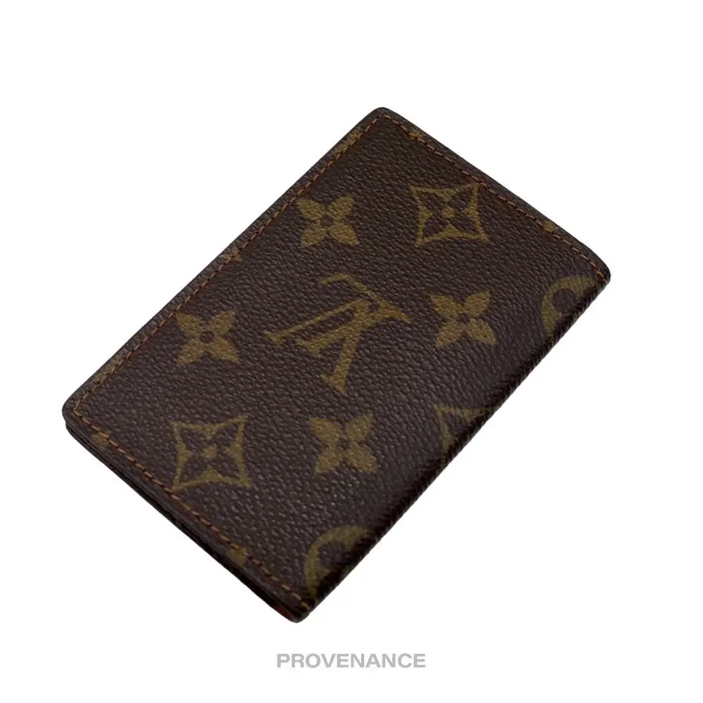 🔴 Louis Vuitton Pocket Organizer Card Wallet - Monogram Small 